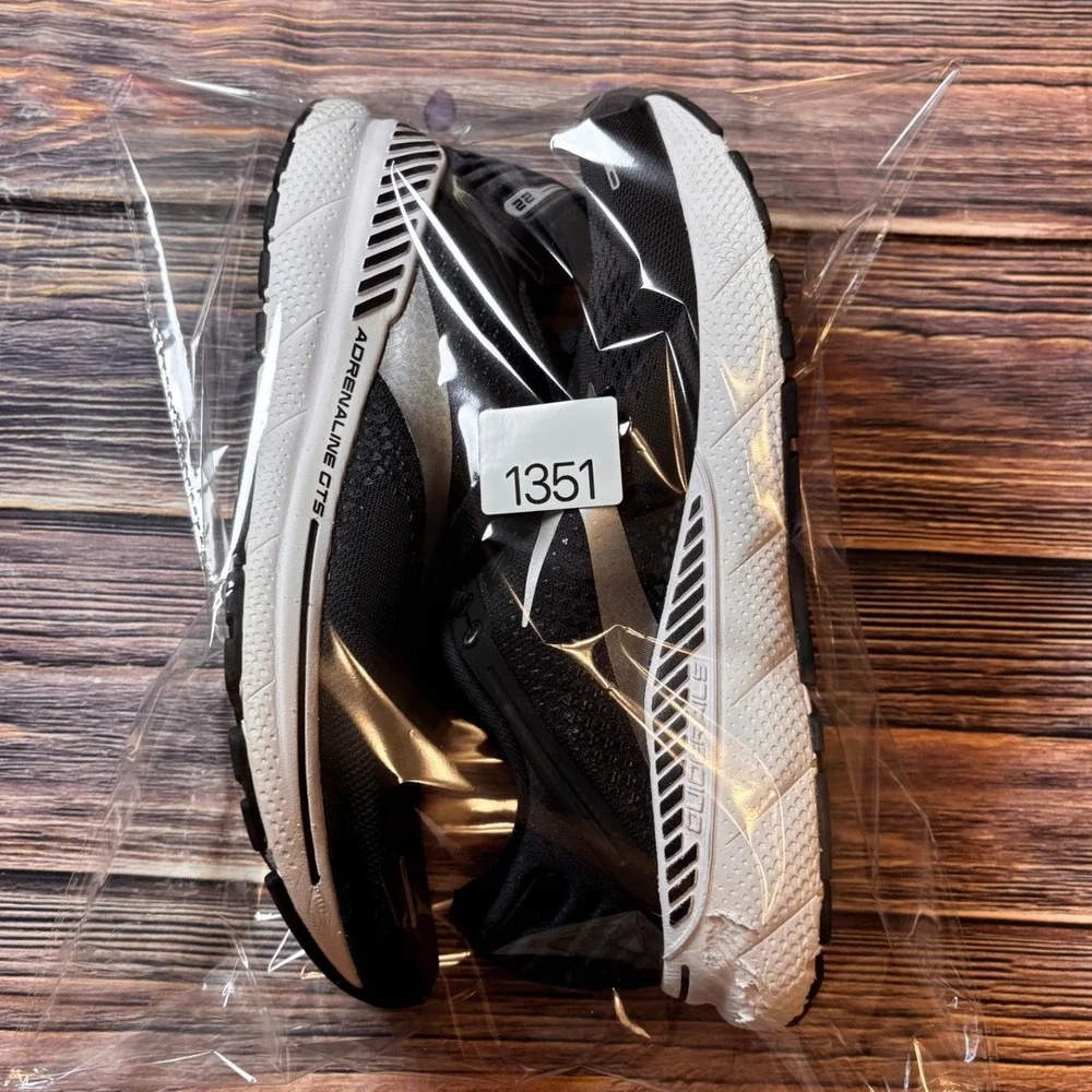 Brooks Adrenaline GTS 22 Shoes Womens 9 Black Running Comfort Walking Sneakers